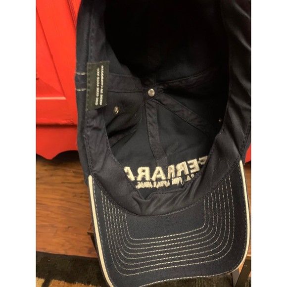 Ferrara Fire Apparatus, Inc. Navy Blue Baseball Hat Cap Great Pre Owned Shape - Picture 3 of 3